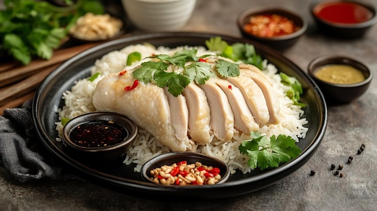 Hainanese Chicken Rice