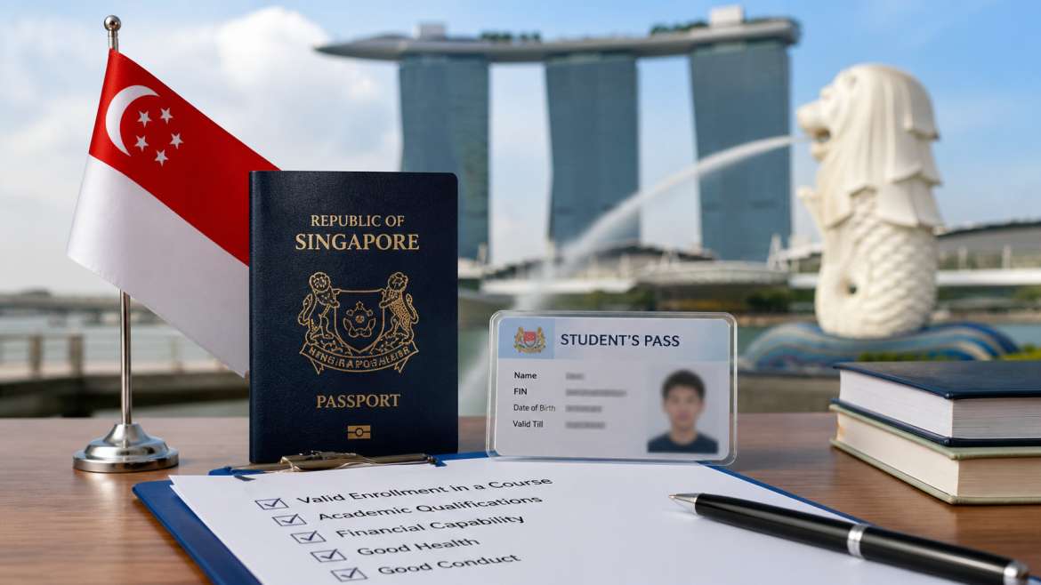 Singapore Student Pass Eligibility Criteria